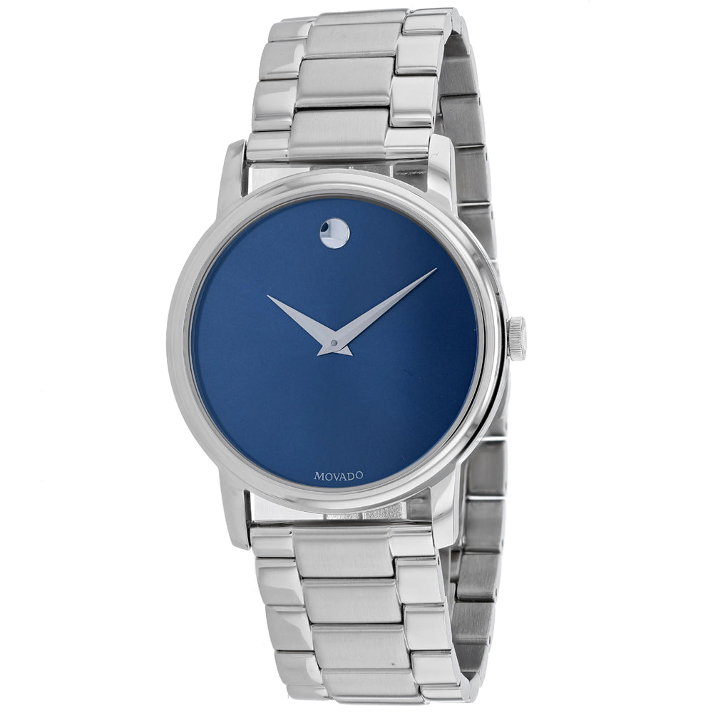 Montre classique pour homme Movado - Cadran bleu élégant