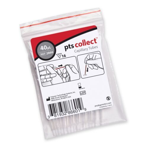 Tube capillaire PTS Diagnostics CardioChek 40µL
