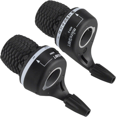 microSHIFT MS25-8 Twist Shifter Set - 8-Speed Shimano Compatible