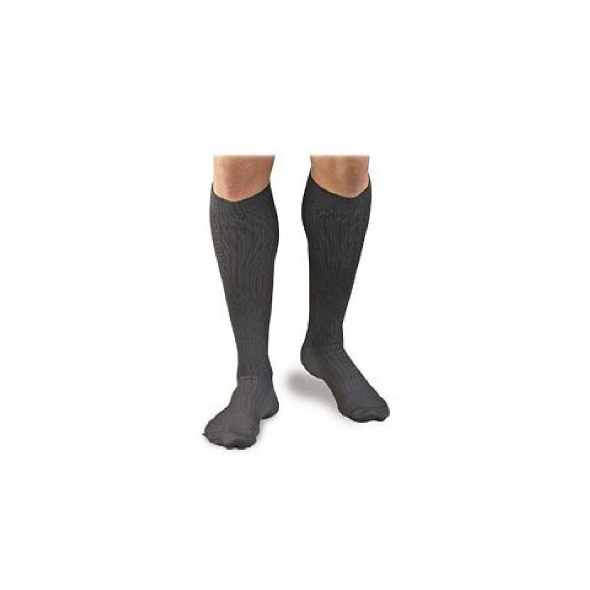 Activa Men's Microfiber Pinstripe Dress Socks - 20-30 mmHg Compression