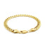 14k Yellow Gold Semi Solid Miami Cuban Bracelet - 6.9mm
