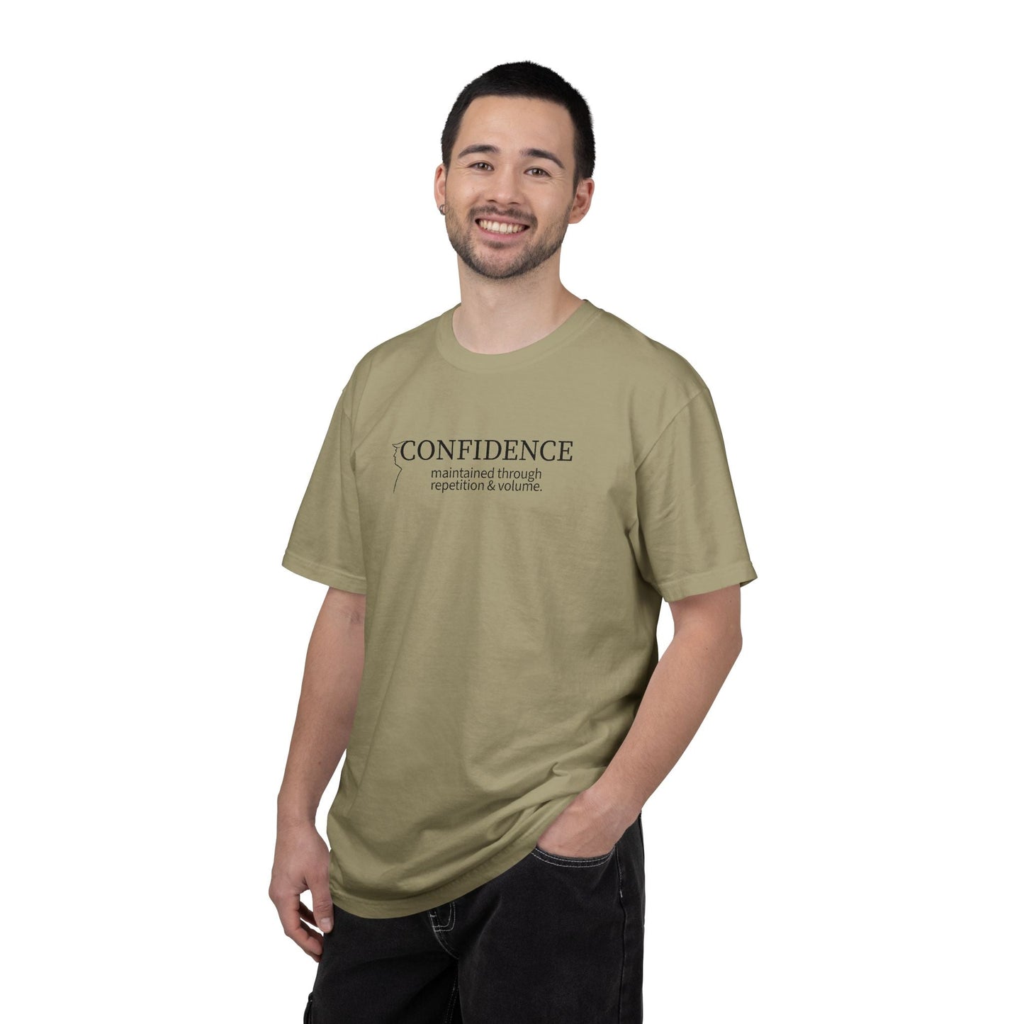 Camiseta Confidence Maintained – Edición Tipografía Minimalista