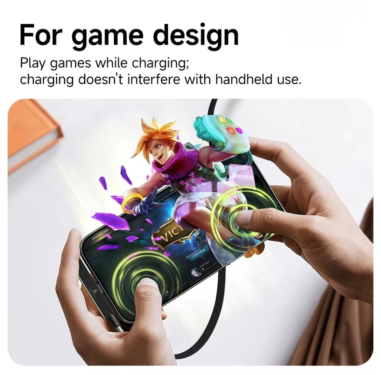 Cable USB-C Mejorado ChargeStand