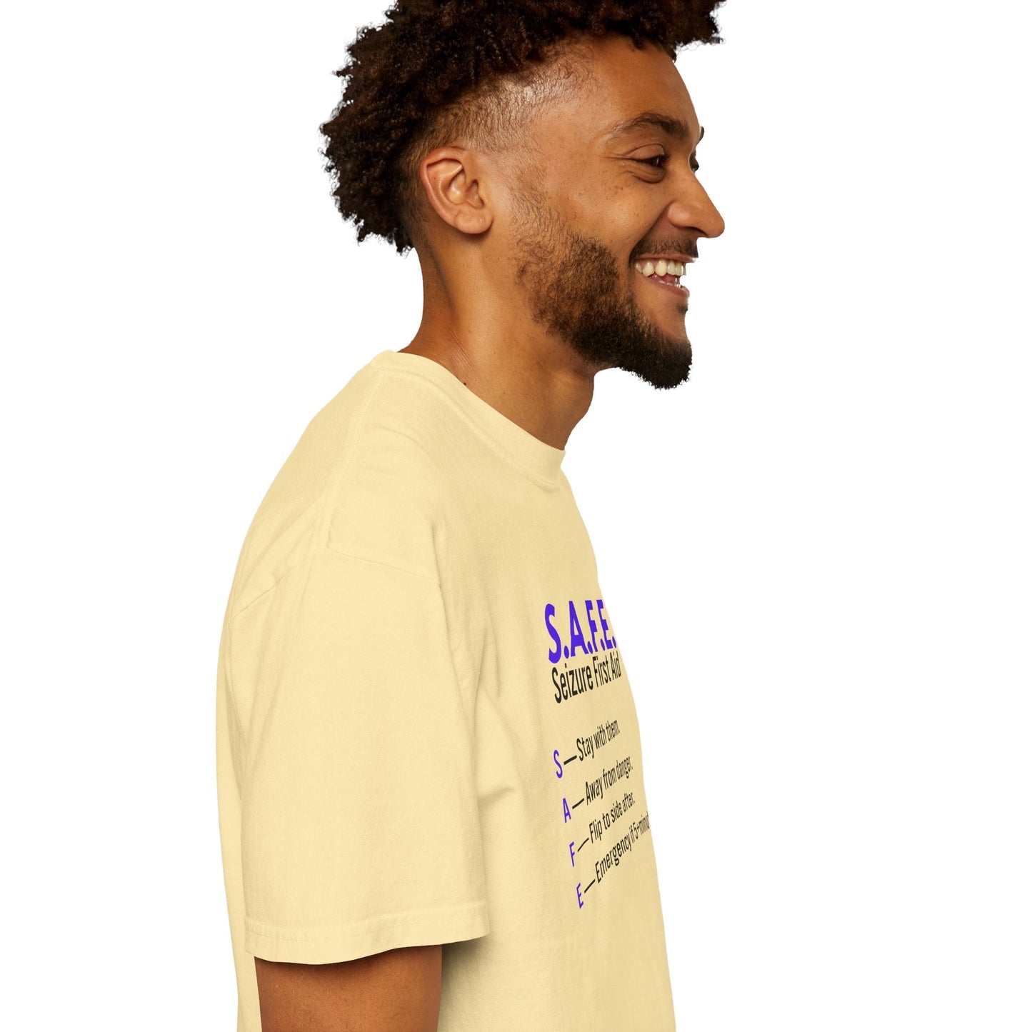 S.A.F.E. Seizure First Aid T-Shirt – Epilepsy Awareness Tee
