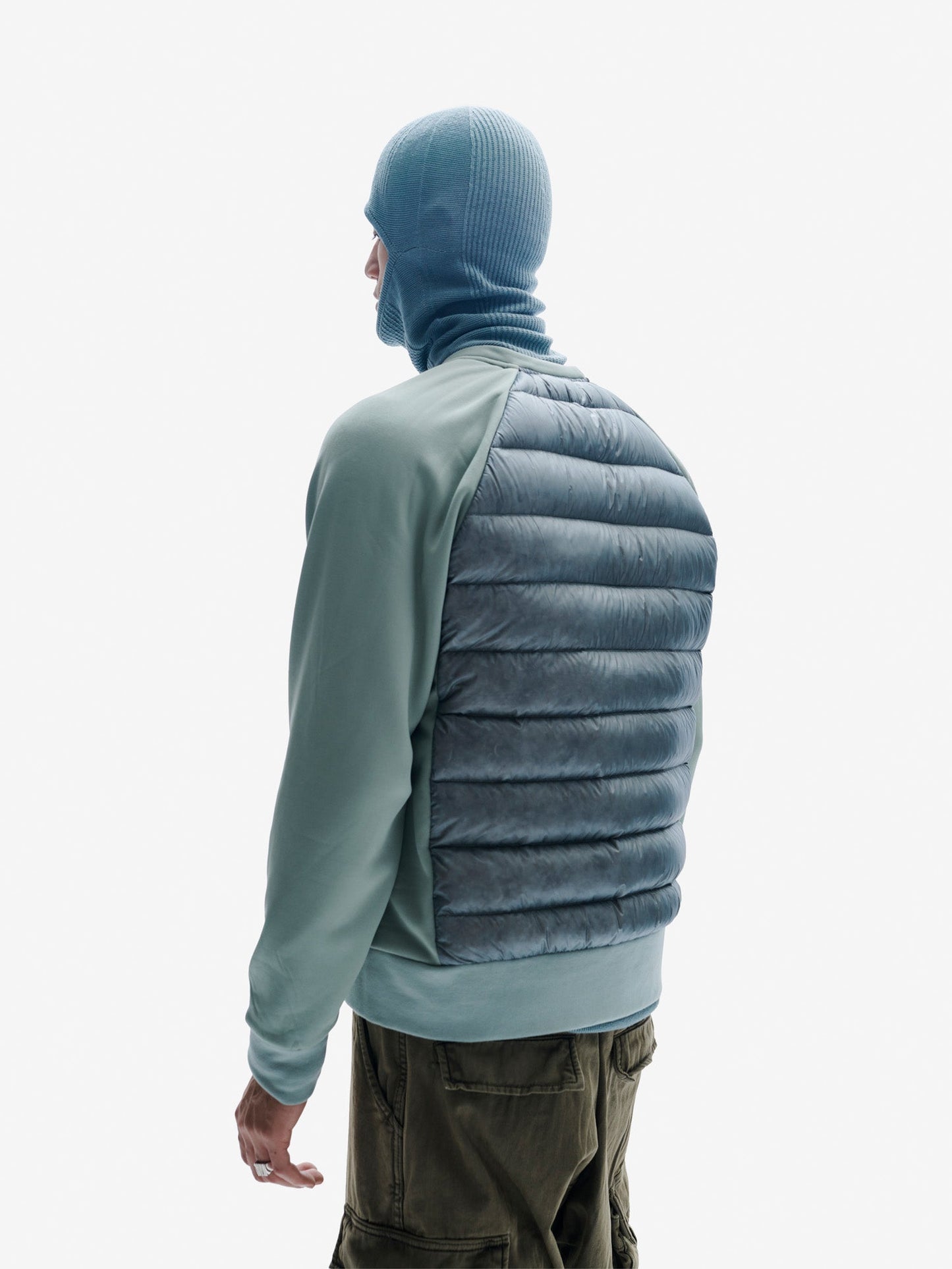 Down Crew Sweater - Slate Gray - Korvel