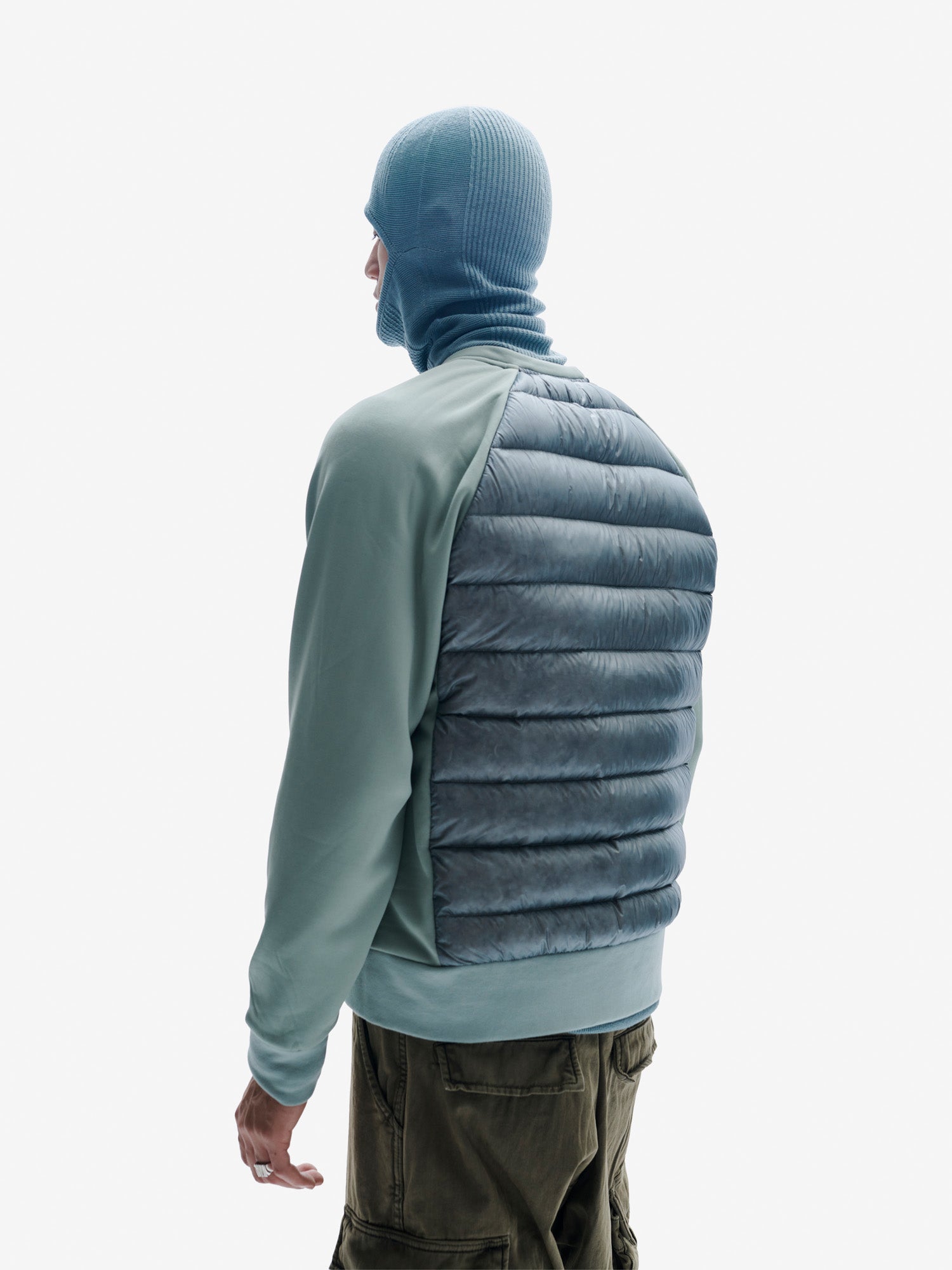 Down Crew Sweater - Slate Gray - Korvel