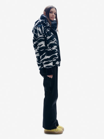 Sloane Insulated Jacket - Zebra