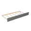 Wood Twin over Full Bunk Bed with Trundle - Gray
