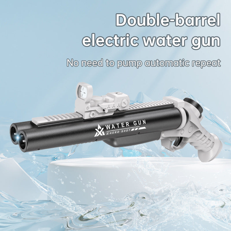Double tube electric water gun outdoor water play and war toy - Korvel