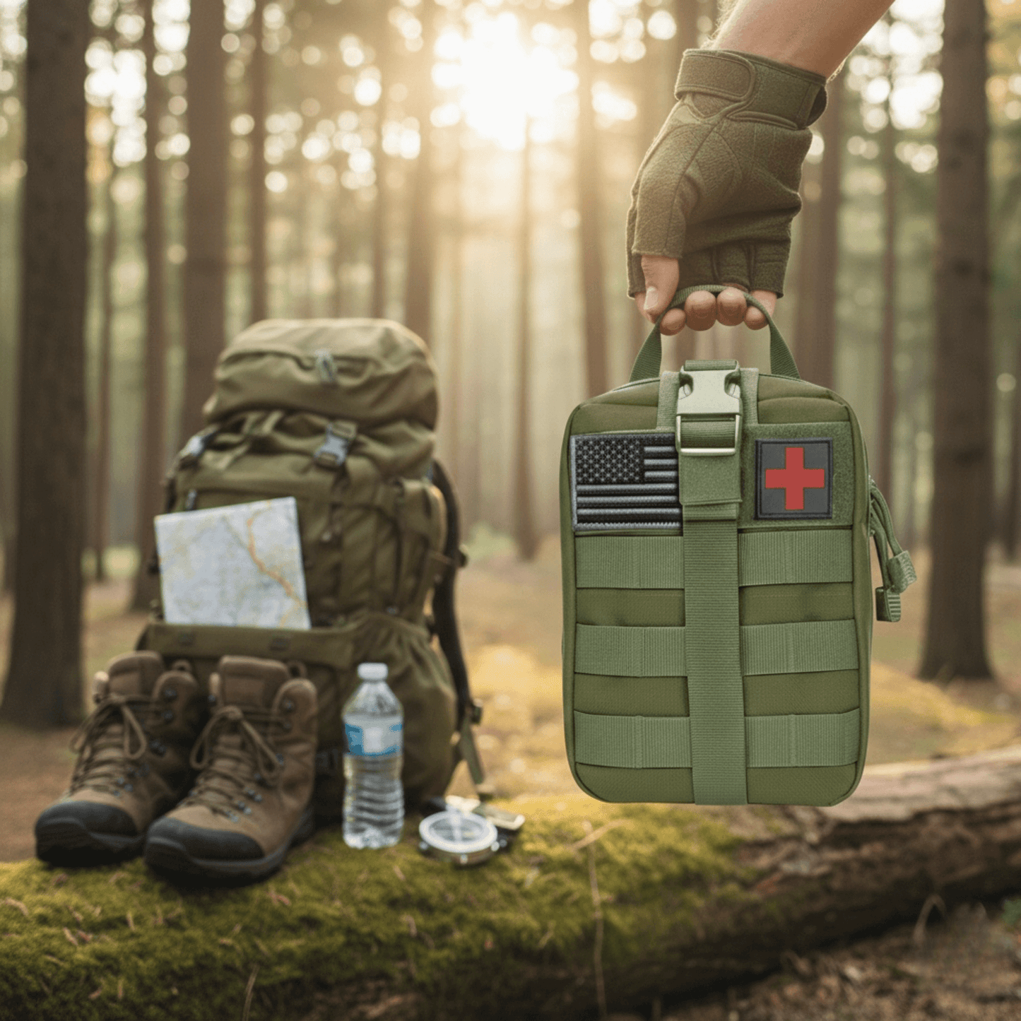 Bolsa de Primeros Auxilios Táctica Pequeña XGear - Pouch IFAK Premium