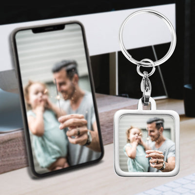New Keychain Photo Custom Photo Box Ornament Photo Keychain Custom - Korvel