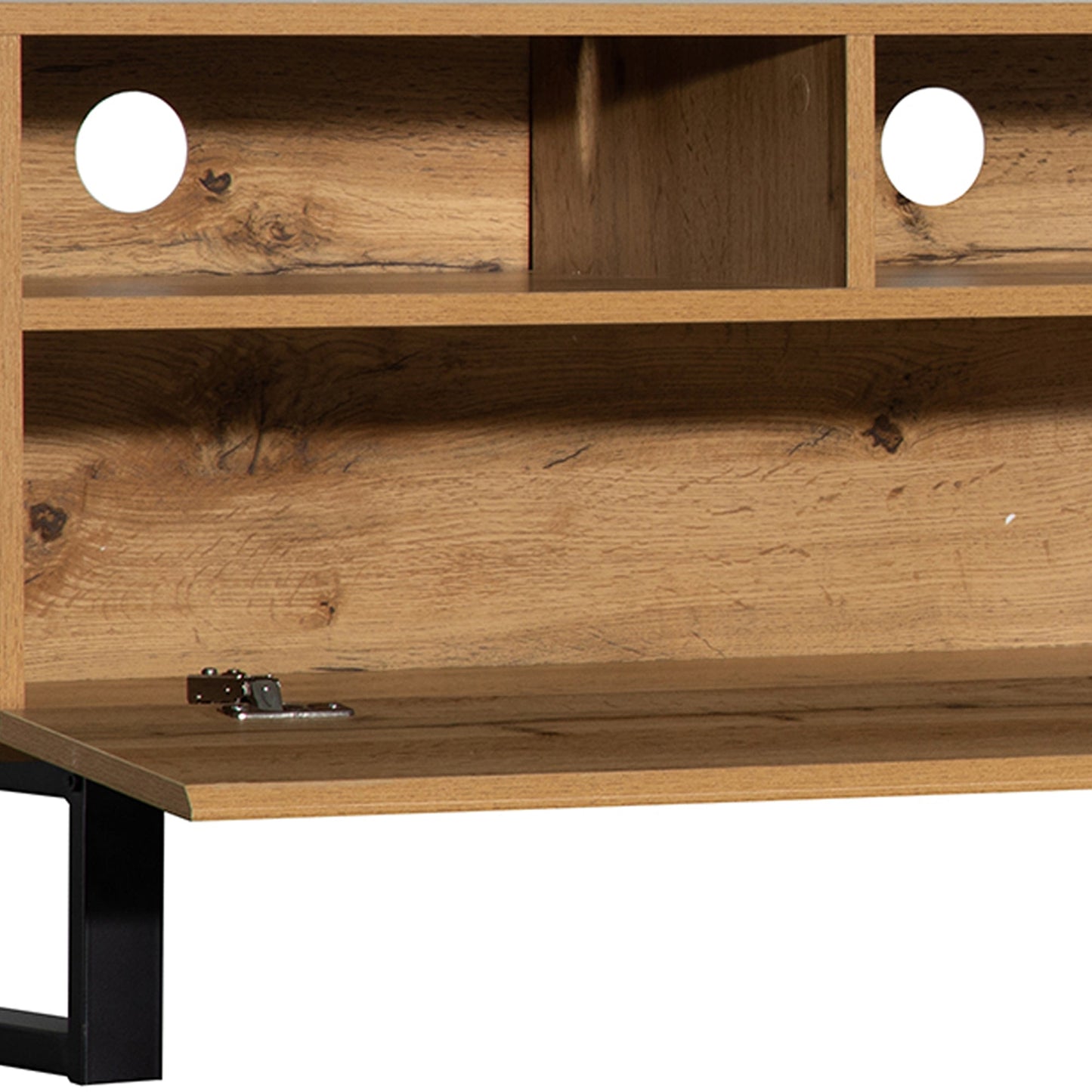 Modern TV Stand for 80'' TV with Double Storage Space - Korvel