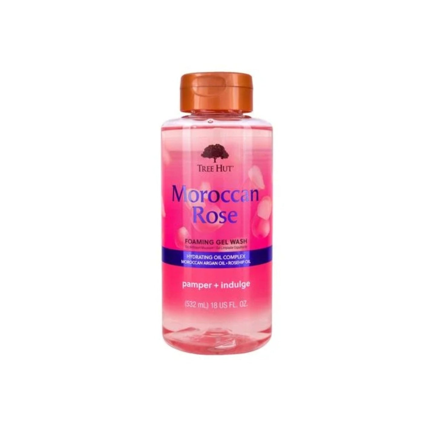 Gel douche moussant Tree Hut à la rose marocaine - 18 Fl Oz