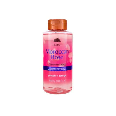 Gel douche moussant Tree Hut à la rose marocaine - 18 Fl Oz
