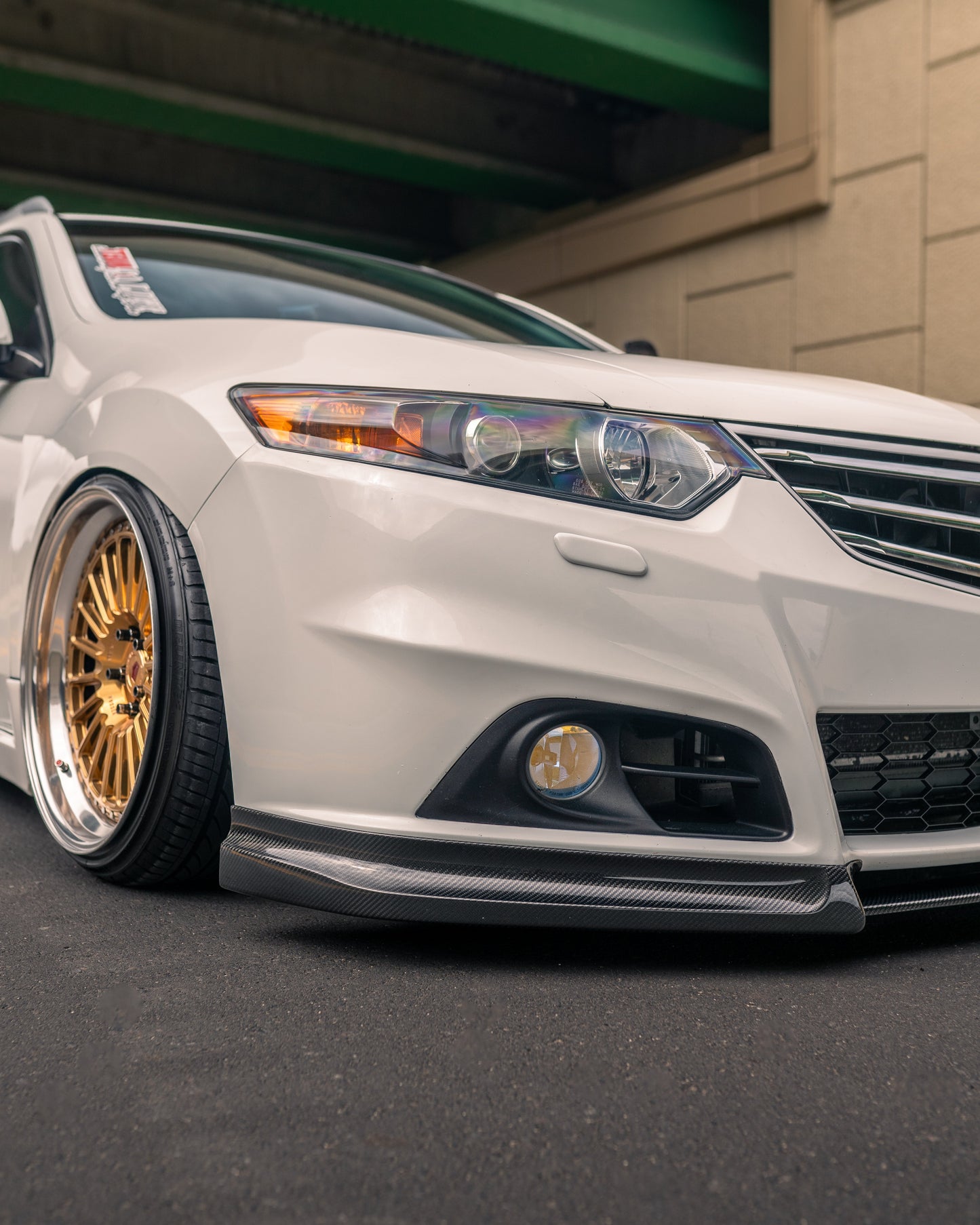 Spdz1 Modulo Carbon Fiber Front Lip for 2009-2014 Acura TSX - Korvel