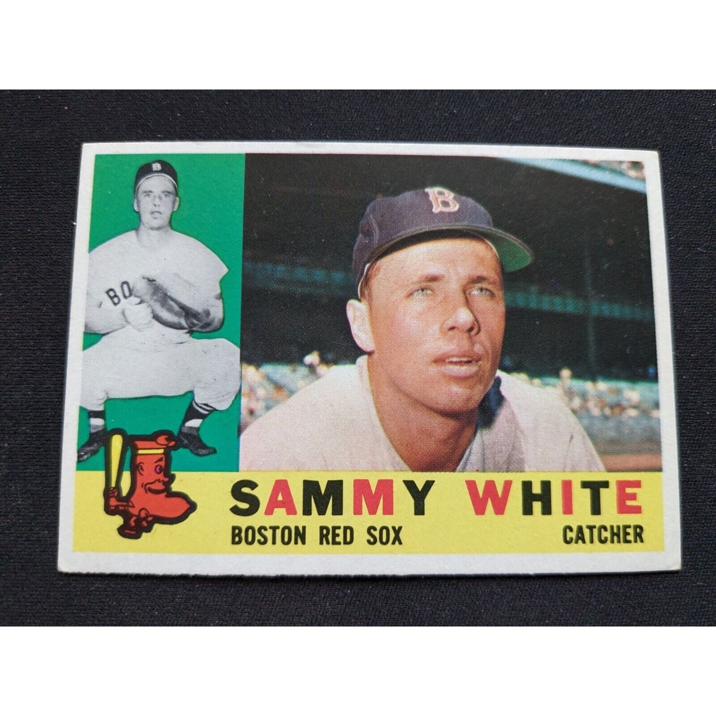 Tarjeta de béisbol Topps de 1960 #203 – Sammy White (Boston Red Sox)