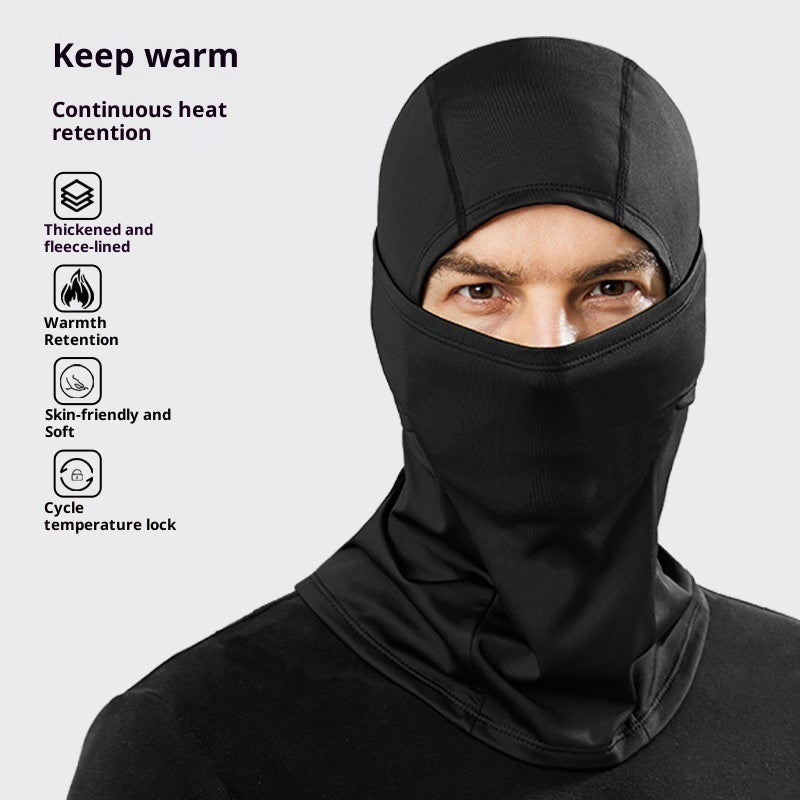 Fleece-Lined Thermal Face Mask for Outdoor Activities