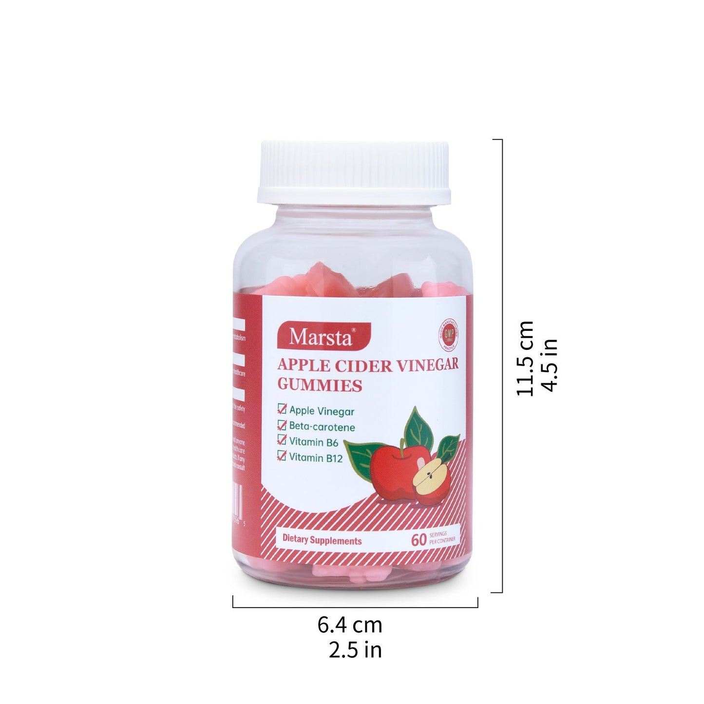 Gommes de vitamines au vinaigre de cidre de pomme premium
