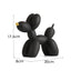 New black and white plaid balloon dog ornaments creative TV cabinet wine cabinet living room porch resin crafts - Korvel