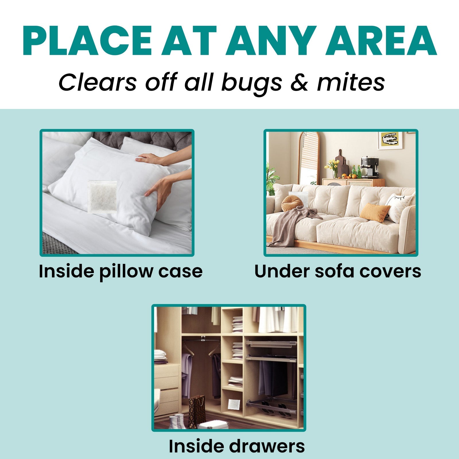 Herbaceous Mite Control Kit Travel Outdoor Camping Home Bedding Clothing Herbaceous Mosquito Repellent Mite Control - Korvel