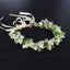 Spring flower wreath fresh simulation flower headdress green plants flowers wedding flower wreath - Korvel