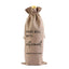 Red Wine Bag for Retirement Celebration: Party Wine Packaging Bag, Imitation Linen Drawstring Pouch, Gift Bag - Korvel