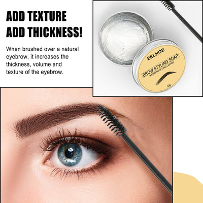 EELHOE Eyebrow Cream Styling Soap - Colorless & Lasting