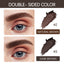 Ibcccndc Double-Headed Eyebrow Powder Stick White Tube Hairline Powder Dark Brown Eyebrow Card Eyebrow Powder Seal Eyebrow Pencil - Korvel