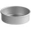 Premium Round Aluminum Cake Pans - 3" High, Multiple Sizes
