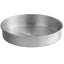 Premium Round Aluminum Cake Pans - 3" High, Multiple Sizes