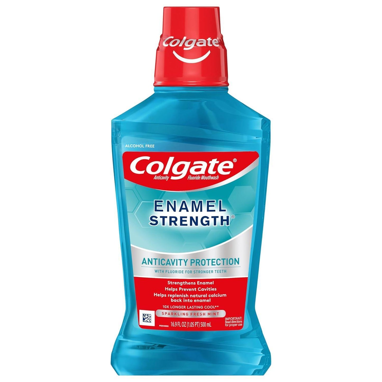 Colgate Enamel Health Bain de Bouche Anticaries au Fluor - Menthe Fraîche Pétillante