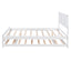 Lit plateforme de taille complète avec trundle ajustable - Blanc
