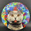 Fuzion Justice - DyeMax - Space Kitty Trippin Disc Golf Disc