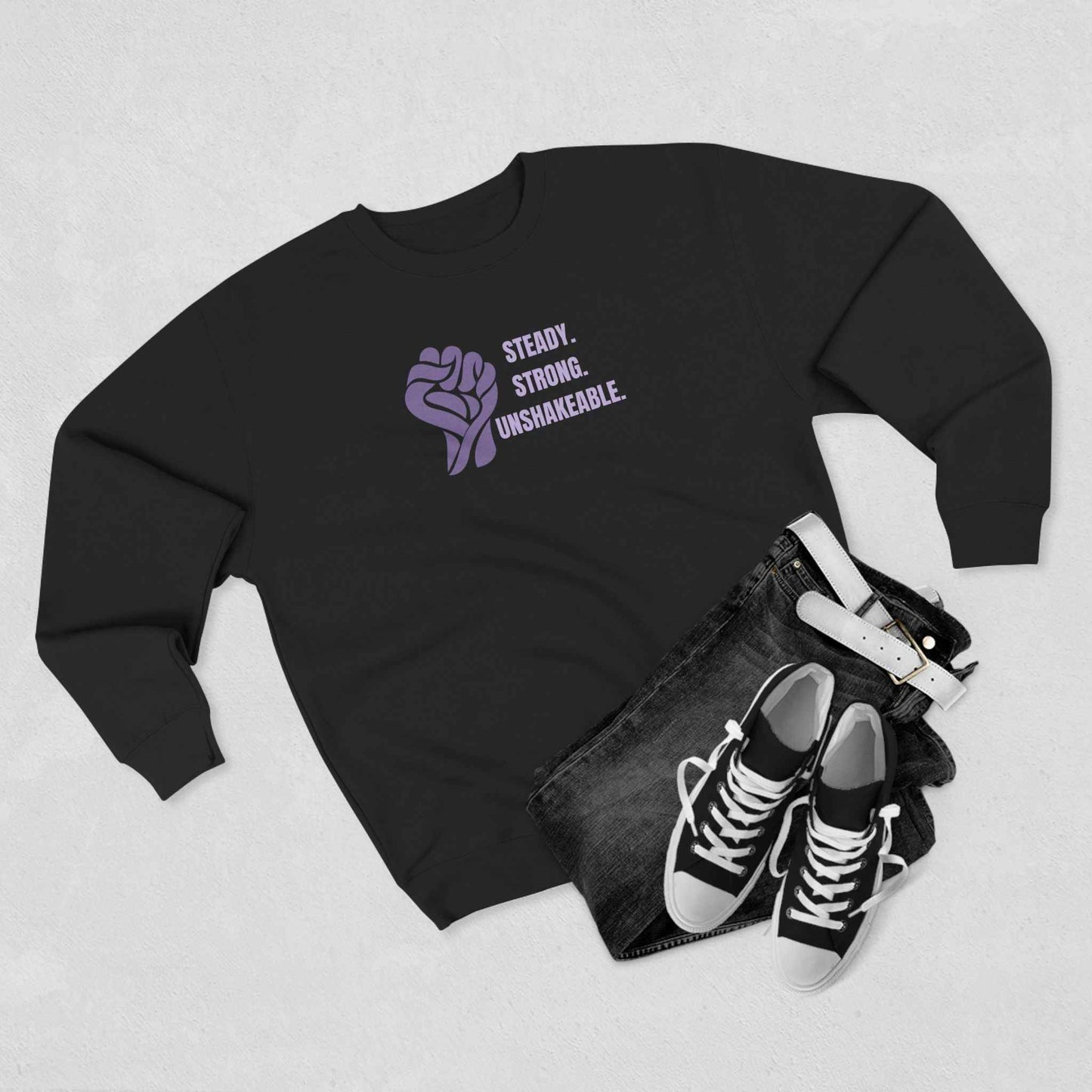 Constante. Fuerte. Inquebrantable. Sudadera de Concienciación sobre la Epilepsia