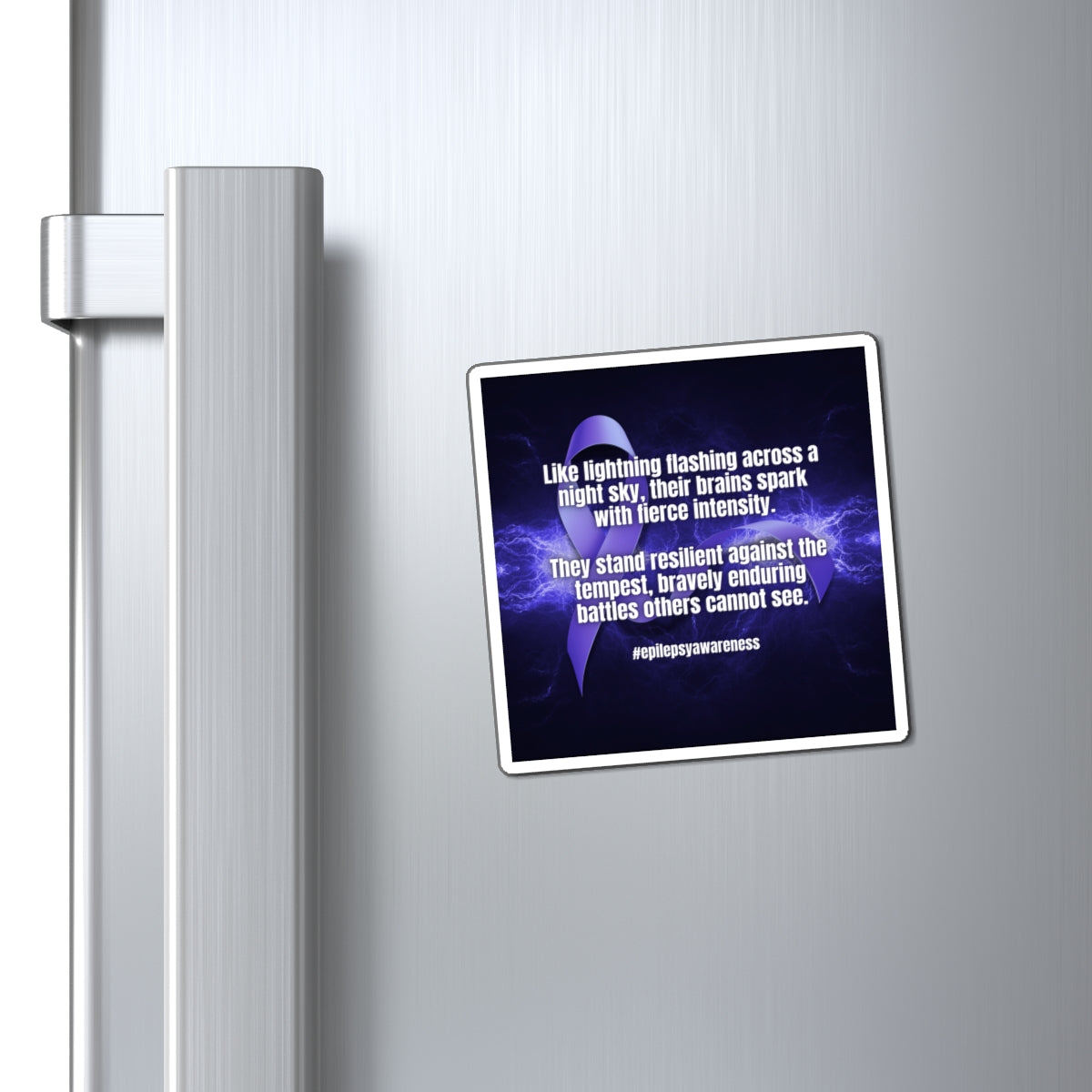 Storm-Resistant Epilepsy Awareness Magnets - Korvel