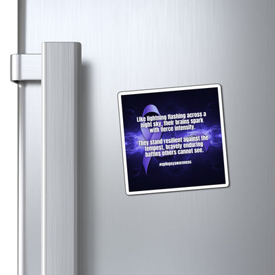 Storm-Resistant Epilepsy Awareness Magnets - Korvel