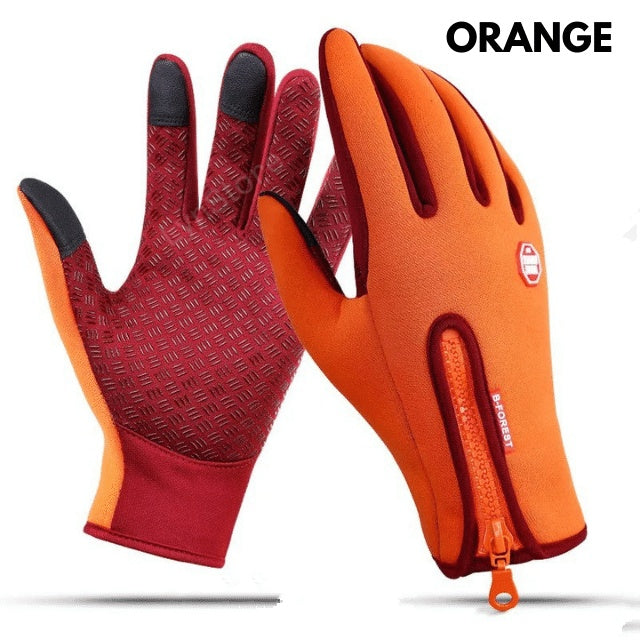 Winter Gloves Touch Screen Riding Motorcycle Sliding Waterproof Sports Gloves With Fleece - Korvel