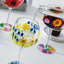 Nordic Colored Glass Wine Glasses Creative Hand-Painted Flowers Wine Glass Household Painted Goblet Crystal Champagne Drinkware - Korvel