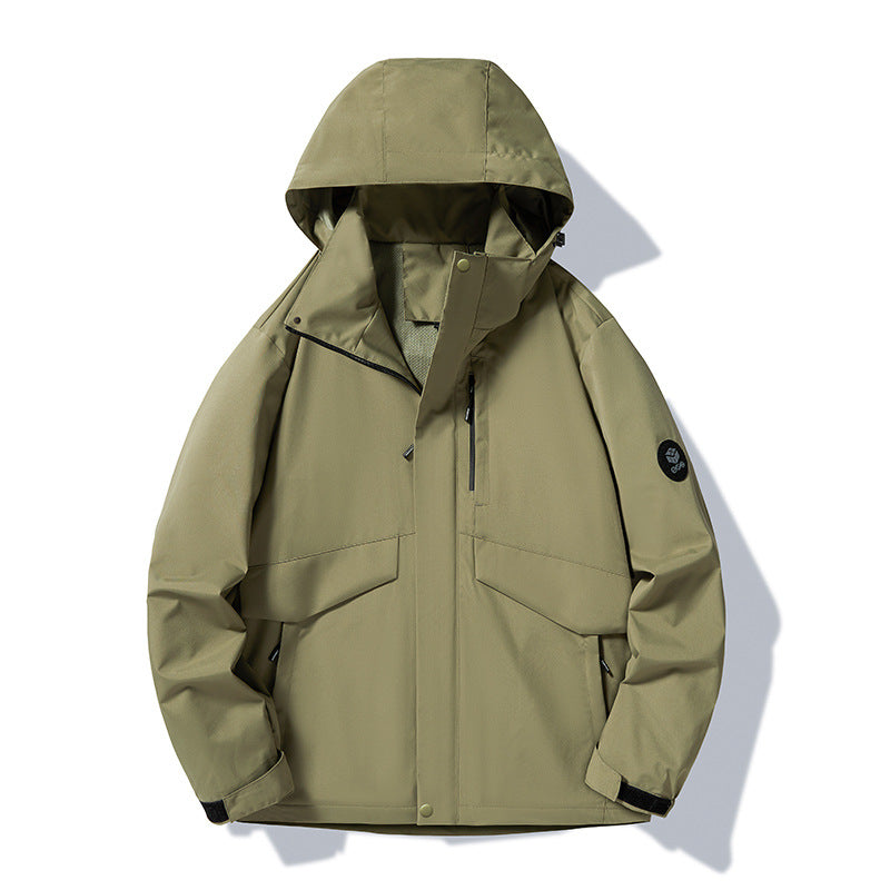 Veste coupe-vent imperméable premium pour aventures en plein air