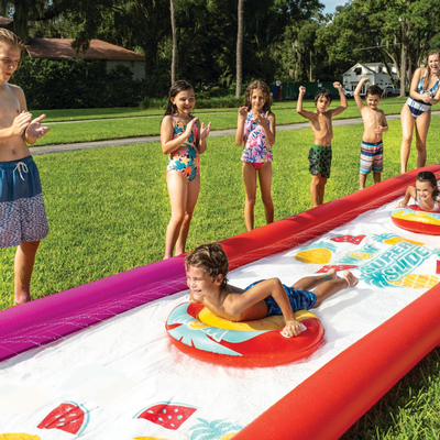 WOW Watersports Giant Double Lane Lawn Slide