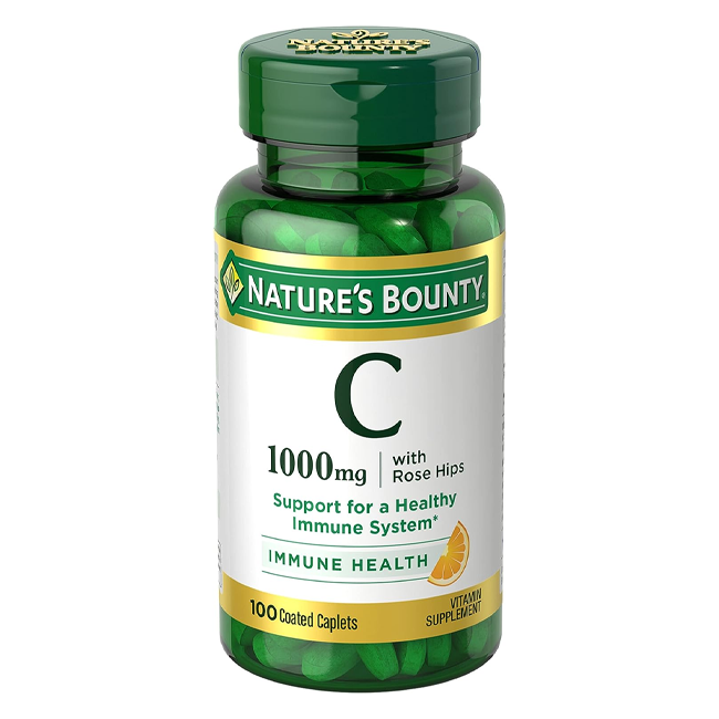 Nature's Bounty 500mg Vitamine C - 100 Comprimés pour le soutien immunitaire