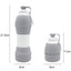 Silicone Folding Water Bottle - Portable & Space-Saving