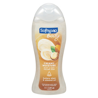 Gel de Ducha Hidratante Softsoap con Manteca de Karité y Aceite de Almendra - 20 Fl Oz