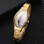 Montre de luxe élégante pour femmes avec bracelet en cuir
