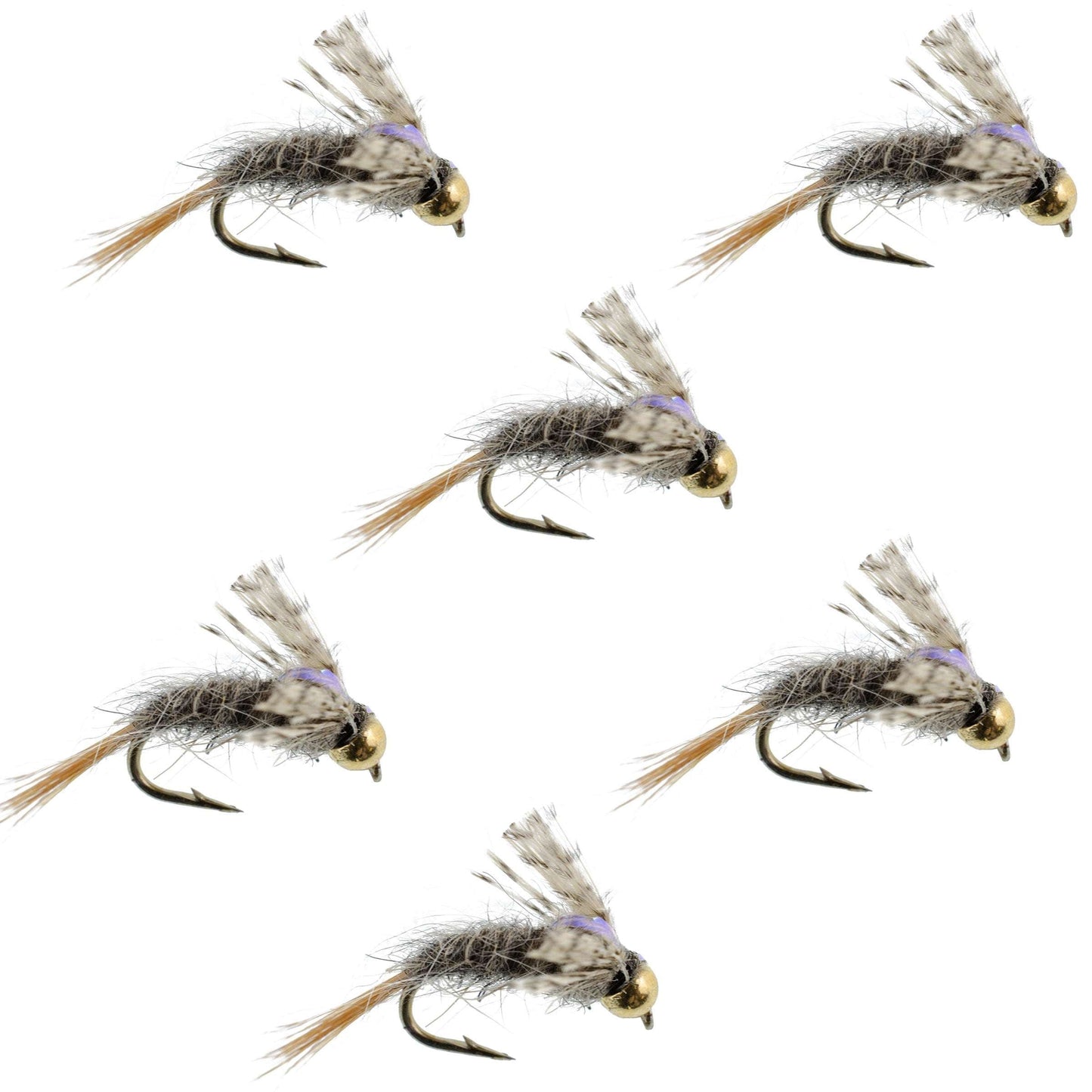 Barr's Baetis Emerger BWO Wet Flies - Size 18 (Pack of 6) - Korvel