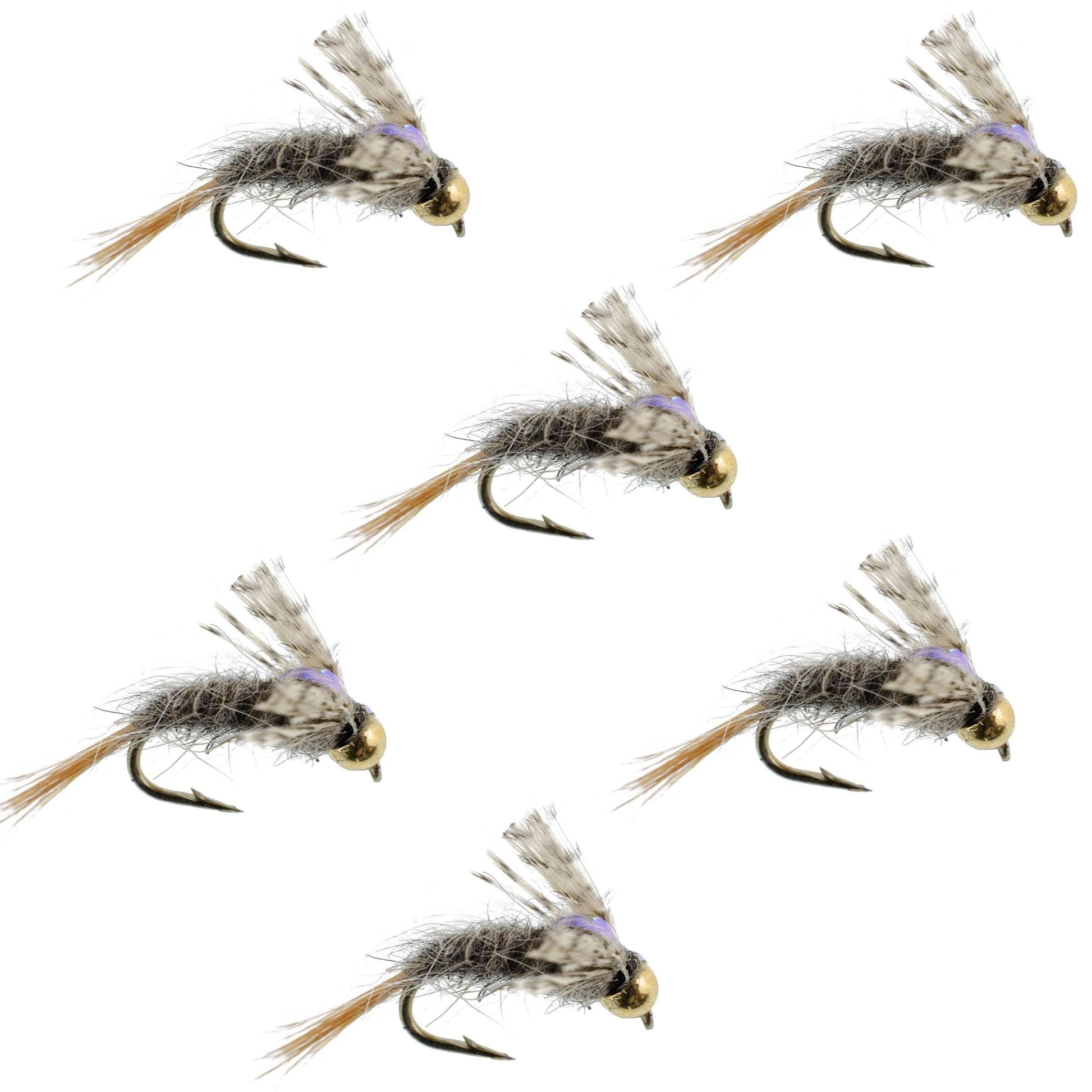 Barr's Baetis Emerger BWO Wet Flies - Size 18 (Pack of 6) - Korvel