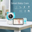 Baby Monitor with Doodle Smartphone Dual Use 5-inch Temperature Detection for Kids and Babies - Korvel
