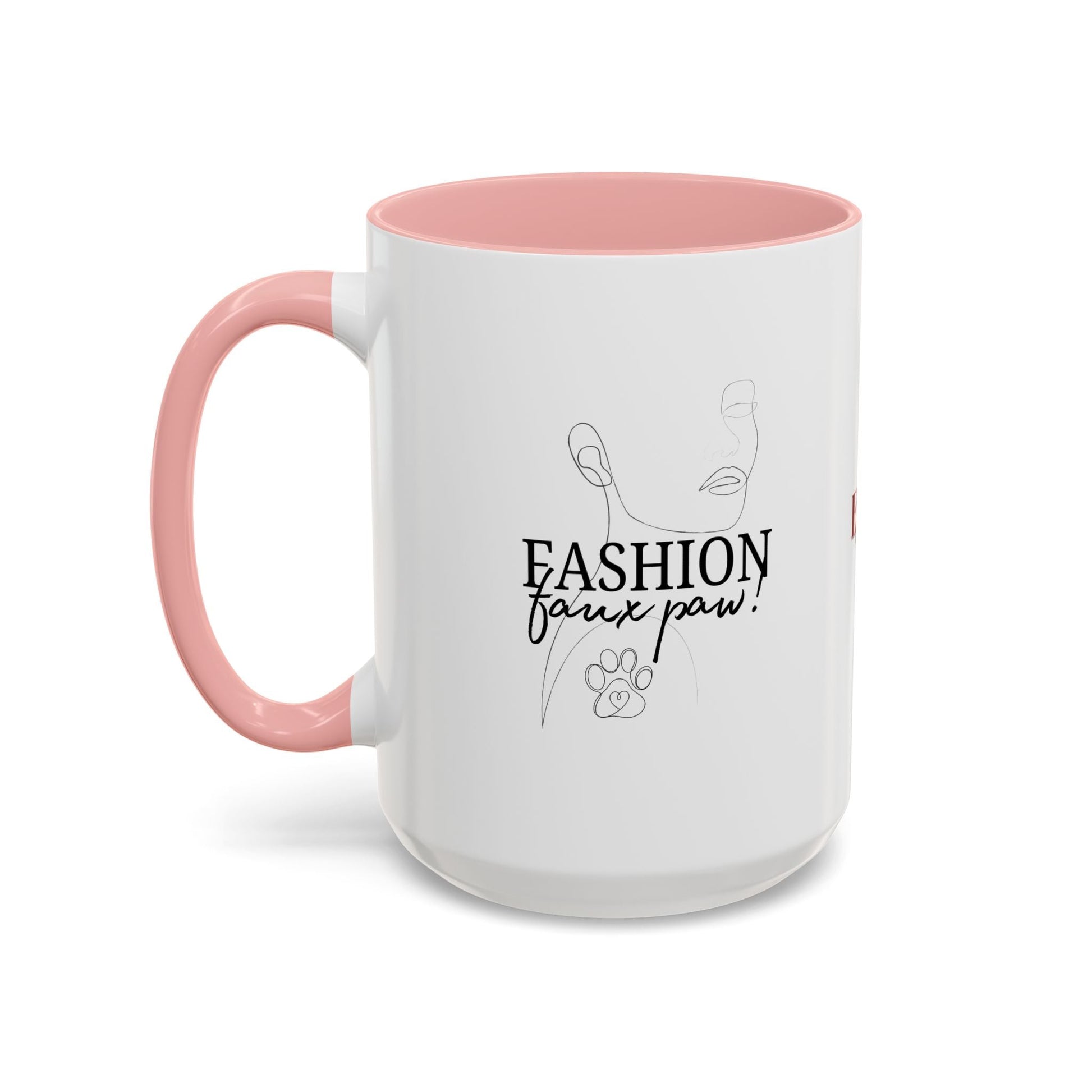 Stylish Faux Paw Accent Coffee Mug - Perfect for Your Brew (11oz & 15oz) - Korvel