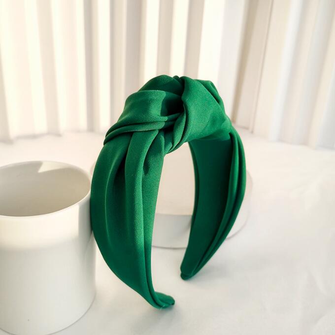 Premium Solid Color Wide Headband for Women