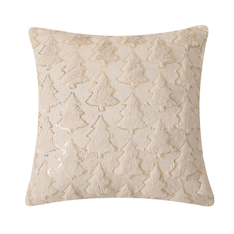 Cojín de Peluche Nórdico - Blanco Nieve